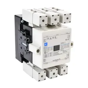 FUJI ELECTRIC SC-E7-100V Iec Contactor, 150A, 3 N.O. Power Poles, 2 N.O./2 N.C. Auxiliary Contacts | CV6NWV