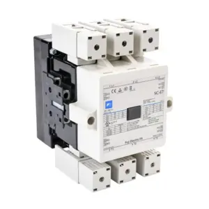 FUJI ELECTRIC SC-E7-500V Iec Contactor, 150A, 3 N.O. Power Poles, 2 N.O./2 N.C. Auxiliary Contacts | CV6NWZ