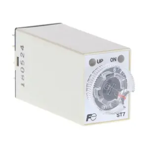 FUJI ELECTRIC ST7P-2A11N-ADC On-Delay Relay Timer, 1 To 10 Minutes Selectable Timing Range | CV6VNW