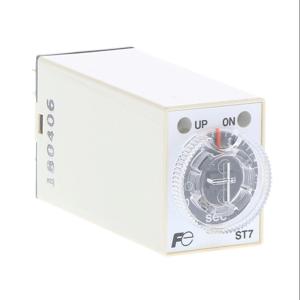 FUJI ELECTRIC ST7P-2A15S-ADC Einschaltverzögerungs-Relais-Timer, 0.4 bis 5 Sek. wählbarer Zeitbereich, 100–120 VAC Betriebsspannung | CV6VNY