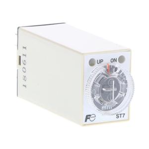 FUJI ELECTRIC ST7P-2DE1N-ADC On-Delay Relay Timer, 1 To 10 Minutes Selectable Timing Range, 24 VDC Operating Voltage | CV6VPB