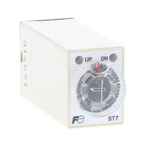 FUJI ELECTRIC ST7P-2DE3T-ADC On-Delay Relay Timer, 2 To 30 sec Selectable Timing Range, 24 VDC Operating Voltage | CV6VPC