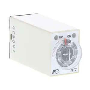 FUJI ELECTRIC ST7P-2DE6T-ADC On-Delay Relay Timer, 4 To 60 sec Selectable Timing Range, 24 VDC Operating Voltage | CV6VPF