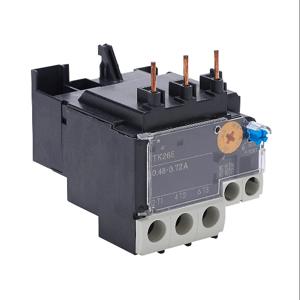 FUJI ELECTRIC TK26E-P48 Thermal Overload Relay, 0.48-0.72A Adjustable, Bi-Metallic, Direct Mount Power Connection | CV6UHE