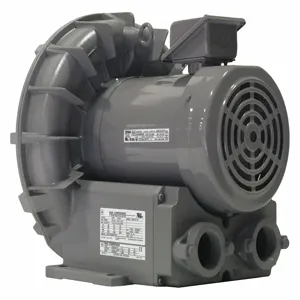 FUJI ELECTRIC VFZ501A-7W Regenerative Blower, 2 11/16 hp, 135 Cfm Max. Flow Rate, 230/460VAC | CH6RWT 53WC09