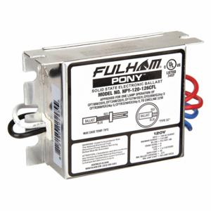 FULHAM NPY-120-126-CFL CFL Ballast, Compact Fluorescent, 120/230 VAC, 1 Bulbs Supported | CP6GLX 35JE75