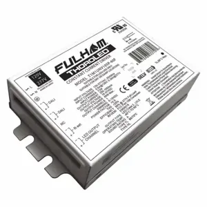 FULHAM T1M1UNV105P-60F LED Driver, 120 to 277 VAC, 10 to 57 VDC, 250 to 1050mA, 60W | CP6GMF 162D72