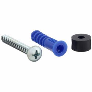 FUNCTIONAIRE PMH-1 Pegboard Mounting Hardware, 1 1/2 Inch, Plastic, Blue | CP6GNB 45LW82