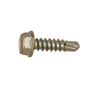 FUNCTIONAL DEVICES INC / RIB DS80625 Drill Screw, Hex Head, Size 8 x 5/8 Inch | CE4UQP