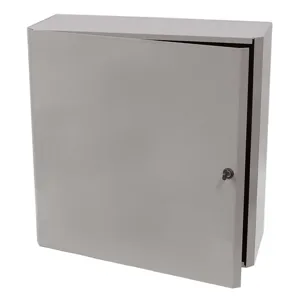 FUNCTIONAL DEVICES INC / RIB MH5503L Metal Housing, With Subpanel, Key Latch, NEMA, Size 25 x 25 x 9.5 Inch | CE4UTL