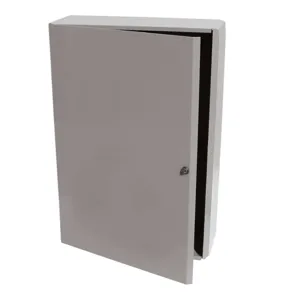 FUNCTIONAL DEVICES INC / RIB MH5803L Metal Housing, With Subpanel, Key Latch, NEMA, Size 36 x 25 x 9.5 Inch | CE4UTT