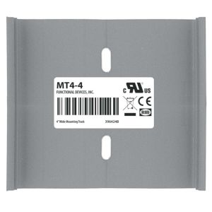 FUNCTIONAL DEVICES INC / RIB MT4-4 Mounting Track, Size 4 x 4 Inch | CE4UUX