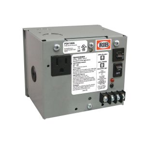 FUNCTIONAL DEVICES INC / RIB PSH100A AC Power Supply, Enclosed, Single 100 VA | CE4UVN