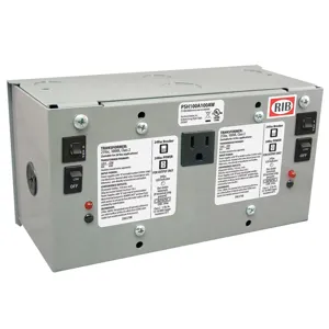 FUNCTIONAL DEVICES INC / RIB PSH100A100AW AC Power Supply, With Secondary Wire, Enclosed, Dual 100 VA | CE4UVQ