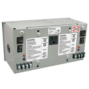 FUNCTIONAL DEVICES INC / RIB PSH75A75A AC Power Supply, Enclosed, Dual 75 VA | CE4UWT