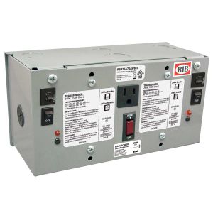 FUNCTIONAL DEVICES INC / RIB PSH75A75AWB10 AC Power Supply, With Secondary Wire, Main Breaker, Enclosed, Dual 75 VA | CE4UWV