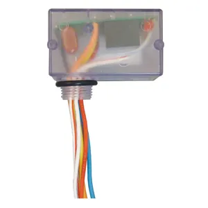 FUNCTIONAL DEVICES INC / RIB RIB24C-FA-N4 Enclosed Pre-Wired Relay, With Polarised 24 VAC Coil, SPDT, 10 A | CE4UZR