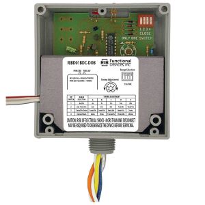 FUNCTIONAL DEVICES INC / RIB RIBD01BDC-DOB Enclosed Pre-Wired Relay, With 120 VAC Coil, Time Delay Break, SPDT, 20 A | CE4VAD
