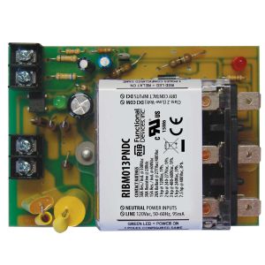 FUNCTIONAL DEVICES INC / RIB RIBM013PNDC Control Relay, With 120 VAC Coil, Dry Contact Input, 3PDT, 30 A | CE4VBT