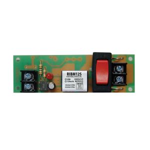 FUNCTIONAL DEVICES INC / RIB RIBM12S Control Relay, With 120 VAC Coil, Override Switch, SPST, 15 A | CE4VCA