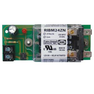 FUNCTIONAL DEVICES INC / RIB RIBM24ZN Control Relay, With 24 VAC Coil, 30 A | CE4VCR