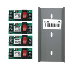 FUNCTIONAL DEVICES INC / RIB RIBMN24S-4T Control Relay, With 24 VAC Coil, Override Switch, SPST, 15 A | CE4VDR