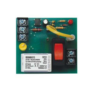 FUNCTIONAL DEVICES INC / RIB RIBMNU1S Control Relay, With 120 VAC Coil, Override Switch, SPDT, 15 A | CE4VEL