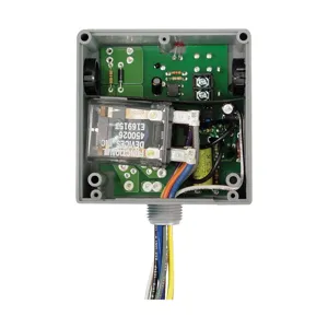 FUNCTIONAL DEVICES INC / RIB RIBTE02P Enclosed Pre-Wired Relay, With 208 - 277 VAC Input, Hi-Low Separate, DPDT, 20 A | CE4VGV