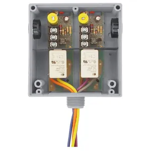 FUNCTIONAL DEVICES INC / RIB RIBTH2C Enclosed Pre-Wired Relay, With 208 - 277 VAC Coil, Hi-Low Separate, 2 SPDT, 10 A | CE4VHG