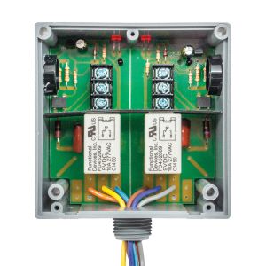 FUNCTIONAL DEVICES INC / RIB RIBTU2C Enclosed Pre-Wired Relay, With 120 VAC Coil, Hi-Low Separate, 2 SPDT, 10 A | CE4VHL