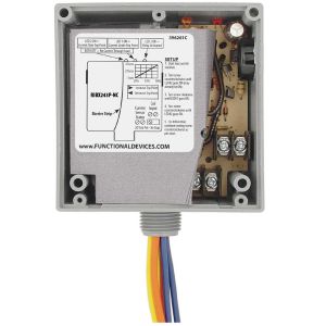 FUNCTIONAL DEVICES INC / RIB RIBX243PA-NC Enclosed Pre-Wired Relay, With Adjustable AC Sensor, 24 VAC Coil, 3PST, 20 A | CE4VKV
