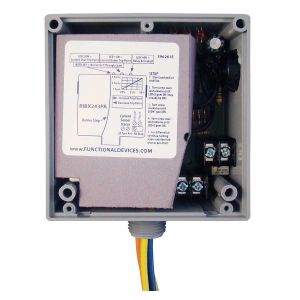 FUNCTIONAL DEVICES INC / RIB RIBX243PA Enclosed Pre-Wired Relay, With Adjustable AC Sensor, 24 VAC Coil, 3PST, 20 A | CE4VKU