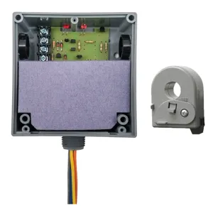 FUNCTIONAL DEVICES INC / RIB RIBXLCRF Enclosed Pre-Wired Relay, With Fixed AC Sensor, 10 - 30 VAC Coil, SPDT, 10 A | CE4VMV