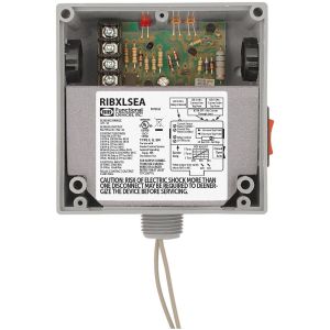 FUNCTIONAL DEVICES INC / RIB RIBXLSEA Enclosed Pre-Wired Relay, With Adjust AC Sensor, 10 - 30 VAC Coil, Override, 5 A | CE4VMY