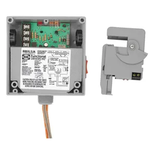 FUNCTIONAL DEVICES INC / RIB RIBXLSJA Enclosed Pre-Wired Relay, With Adjust AC Sensor, 10 - 30 VAC Coil, SPST, 10 A | CE4VNB