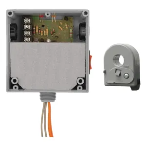 FUNCTIONAL DEVICES INC / RIB RIBXLSRF Enclosed Pre-Wired Relay, With Fixed AC Sensor, 10 - 30 VAC Coil, SPST, 10 A | CE4VNE