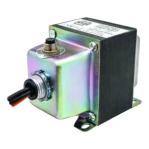 FUNCTIONAL DEVICES INC / RIB TR100VA027 Class 2 Transformer, With Circuit Breaker, Single Hub, 96 VA | CE4VPJ