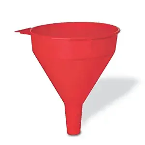 FUNNEL KING 32001 Funnel, 2 Quart, Polyethylene, Red | CG9ACZ