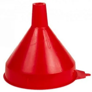 FUNNEL KING 32091-7 Funnel, With Screen, 1 Pint, Polyethylene, Red, Bulk | CG9ADV