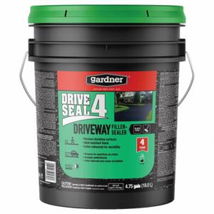GARDNER 7545-GA Driveseal 4 Driveway Filler And Sealer, 4.75 Gal, 5 Gal Container Size, Pail | CP6GXA 806JZ7