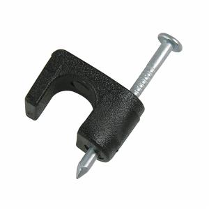 GARDNER BENDER PSB-165 Cable Staple, 1/4 Inch Size, Plastic Coaxial, 50Pk | AE9RVH 6LVH5