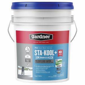 GARDNER SK-7805 Pro weiße Dachbeschichtung, Acryl-Dachbeschichtungen, Elastomerpolymer, reflektierend, weiß | CP6GYJ 806K14