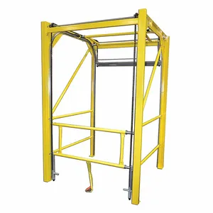 GARLOCK SAFETY SYSTEMS 301348-6060 Rollback Safety Gate, 60 x 60 Inch Size, Safety Yellow | CL6BVJ