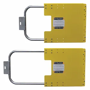 GARLOCK SAFETY SYSTEMS 301534 Spring Loaded Gate, 17-48 Inch Size, Adjustable, Self-Closing, Safety Yellow | CL6BUJ