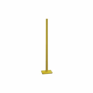 GARLOCK SAFETY SYSTEMS 407182 Hinge/Latch Post, With Floor Mounting Base, Includes Anchors, Safety Yellow | CL6BXU