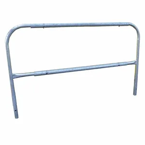 GARLOCK SAFETY SYSTEMS 409288 Guard Rail, 7.5 - 5.5 ft. Adjustment Range Size, Galvanized | CL6BLQ