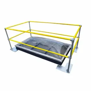 GARLOCK SAFETY SYSTEMS 443-003-001 Skylight Guard Sytem, With Posts, Base Plates, Rails, And Hardware | CL6BXN