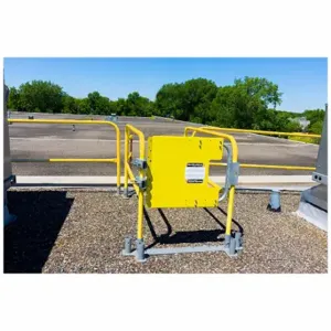 GARLOCK SAFETY SYSTEMS 449-002-001 Ladder Fall Prevention System, 5 ft. System With Easyfit Gate, Safety Yellow | CL6BUV