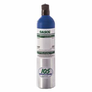 GASCO 105ES-376S Calibration Gas, Nitrogen/Oxygen, 105 L Cylinder Capacity, 1200 PSI, Nist | CP6HGR 407Y58