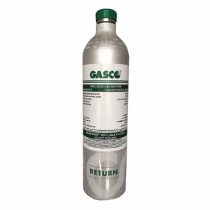 GASCO 34ES-98-1% Calibration Gas, Hydrogen Sulfide/Nitrogen, 34 L Cylinder Capacity, 650 PSI | CP6HFZ 408F13